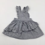 Grey Lined Dress - Girls 6-9 Months