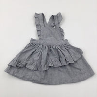 Grey Lined Dress - Girls 6-9 Months