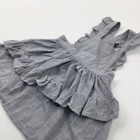 Grey Lined Dress - Girls 6-9 Months