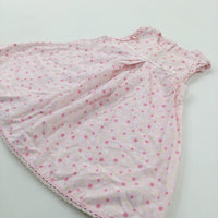 Spotty Pink Dress - Girls 6-9 Months