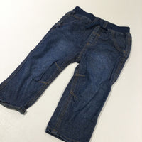 Dark Blue Lightweight Denim Jeans - Boys 9-12 Months