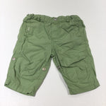 Green Lightweight Cotton Trousers - Boys 2-4 Months