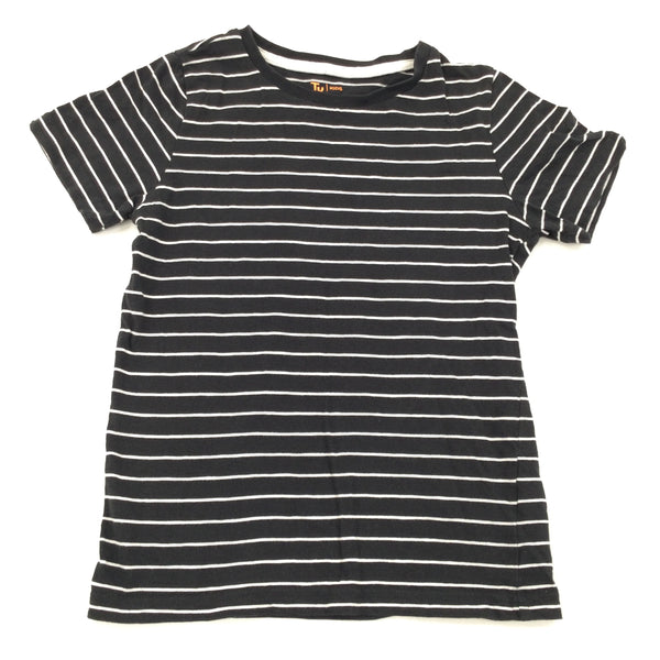 Black & White Stripe T-Shirt - Boys 7 Years – Katie's Kids Clothes