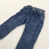 Dark Blue Denim Jeans - Boys 3-6 Months