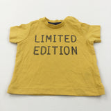 'Limited Edition' Yellow T-Shirt - Boys 3-6 Months