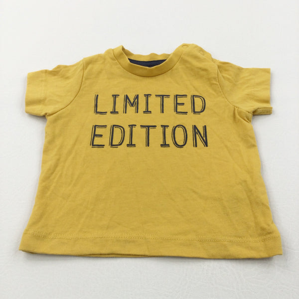'Limited Edition' Yellow T-Shirt - Boys 3-6 Months
