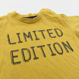 'Limited Edition' Yellow T-Shirt - Boys 3-6 Months