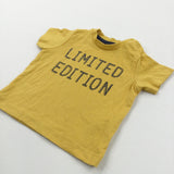 'Limited Edition' Yellow T-Shirt - Boys 3-6 Months