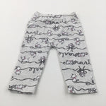 'Marie' Aristocats Grey Leggings - Girls 3-6 Months