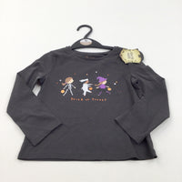 **NEW** 'Trick Or Treat' Trick Or Treaters Black Long Sleeve Top - Girls 2-3 Years