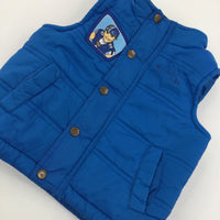 Lazy Town Blue Gilet - Boys 3-6 Months