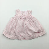 Hearts & Spots Pink Lightweight Corduroy Dress - Girls Tiny Baby
