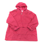 Pink Quarter Zip Coat - Girls 6-7 Years