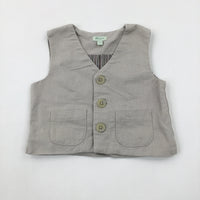 Cream Waistcoat - Boys 12-18 Months