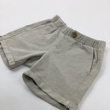 Cream Lightweight Shorts - Boys 18-24 Months