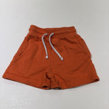 Orange Lightweight Jersey Shorts - Boys 12-18 Months