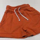 Orange Lightweight Jersey Shorts - Boys 12-18 Months