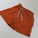 Orange Lightweight Jersey Shorts - Boys 12-18 Months