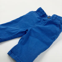 Blue Shorts With Adjustable Waist - Boys 18-24 Months