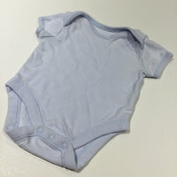 Pale Blue Short Sleeve Bodysuit - Boys Newborn