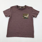 Camouflage Pocket Brown T-Shirt - Boys 2-3 Years