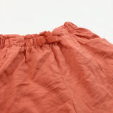 Orange Lightweight Jersey Shorts - Girls 12-18 Months