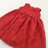Spotty Red Party Dress - Girls 9-12 Months