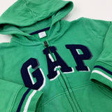 'Gap' Green Zip Through Hoodie - Boys 2-3 Years