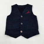 Navy Waistcoat - Boys 2-3 Years