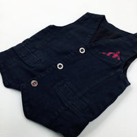 Navy Waistcoat - Boys 2-3 Years