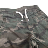 Dark Green Camouflage Cotton Shorts - Boys 18-24 Months