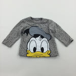 Donald Duck Grey Long Sleeve Top - Boys 3-6 Months