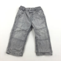 Light Grey Lightweight Denim Jeans - Boys 9-12 Months