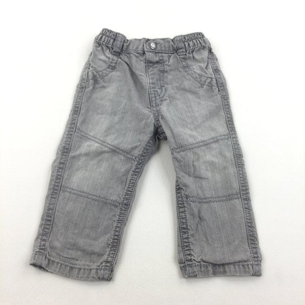 Light Grey Lightweight Denim Jeans - Boys 9-12 Months