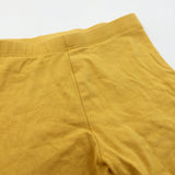 Golden Yellow Cycling Shorts Style Lightweight Jersey Shorts - Girls 2-3 Years
