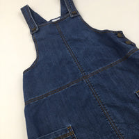 Blue Denim Pinafore Dress - Girls 10-11 Years