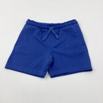Blue Jersey Shorts - Boys 5-6 Years