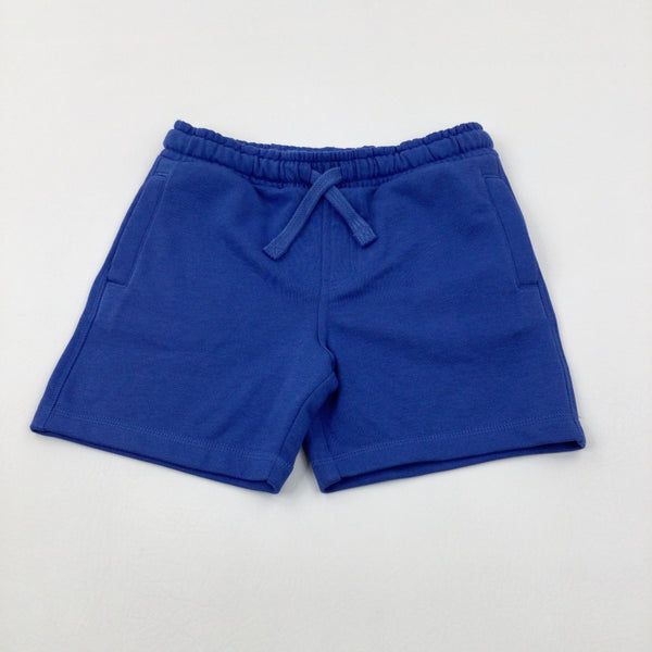 Blue Jersey Shorts - Boys 5-6 Years