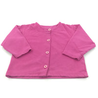 Dark Pink Jersey Cardigan - Girls 18-24 Months