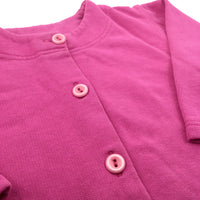 Dark Pink Jersey Cardigan - Girls 18-24 Months