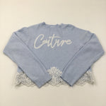'Couture' Blue Jumper - Girls 11-12 Years