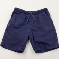 Navy Lightweight Cotton Twill Shorts - Boys 3-4 Years
