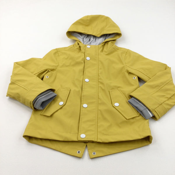 Yellow Showerproof Coat with Hood - Boys 3-4 Years