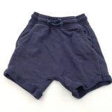 Navy Jersey Shorts - Boys 3-4 Years
