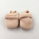 Peach Soft Sole Shoes - Girls 0-3 Months