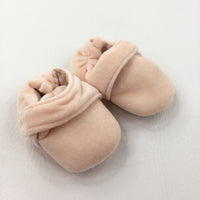 Peach Soft Sole Shoes - Girls 0-3 Months