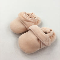 Peach Soft Sole Shoes - Girls 0-3 Months