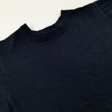 Black Cotton T-Shirt - Boys 8-9 Years