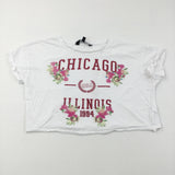 'Chicago Illinois' White T-Shirt - Girls 12-13 Years