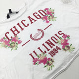 'Chicago Illinois' White T-Shirt - Girls 12-13 Years